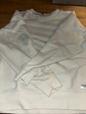 Calvin Klein White Crewneck Sweater